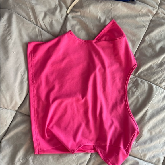 Vibrant Pink Crop Top - Picture 2 of 2